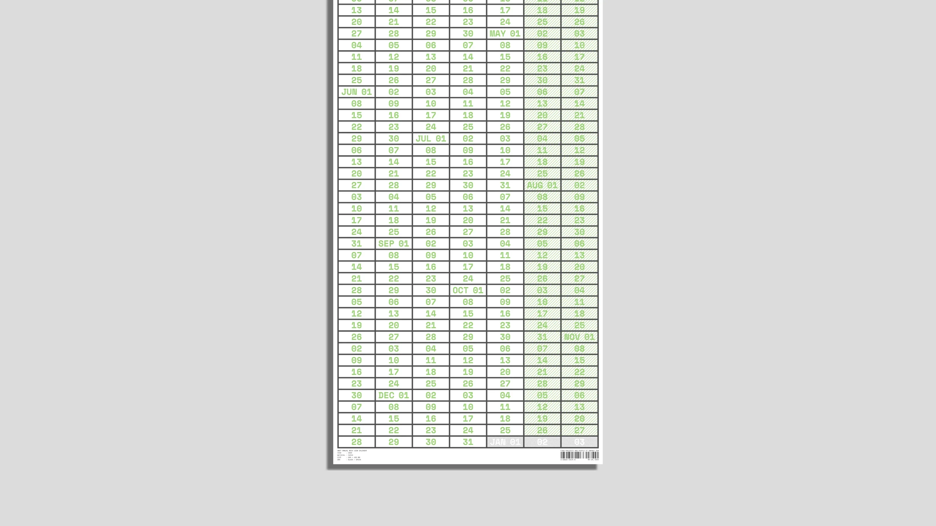 Annual Week View Calendar - Image 2